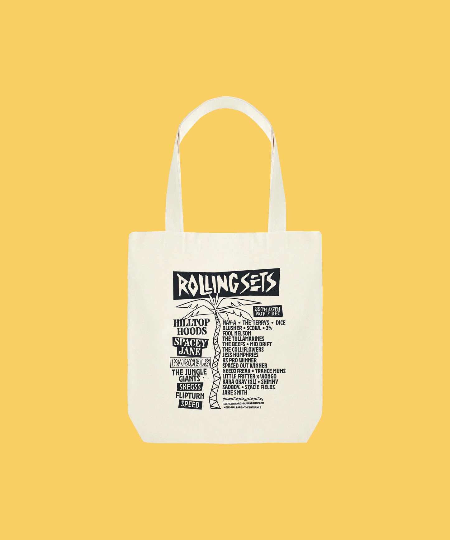 Lineup Tote Bag - White